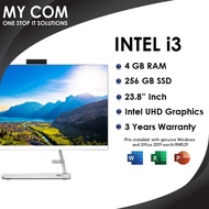 Lenovo IdeaCentre AIO 3 24ITL6 F0G000ESMI 23.8'' FHD All-in-One Desktop PC (i3-1115G4, 4GB, 256GB SS