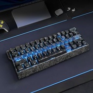 RL DEPARTMENT STORE - 碳纖維紋理側刻鍵帽 wooting60HE 完全改裝鍵盤夜魔客製化透明鍵帽