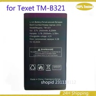 Batch number 2242 Battery for Texet TM-321, 2500mAh,TM-321 Bateria mobile phone battery