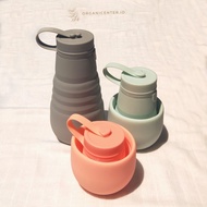 Foldable Water Bottle 500 ml BPA Free Collapsible Silicone 500 ml BPA Free Tumblr Sport