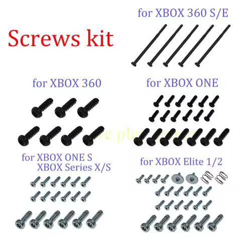 1-10set Screws Kit For Xbox 360/ONE/ONE S/Series S X Elite 1/2 Gamepad T6 T8 Screws for Xbox 360 Sli