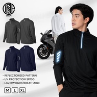 INSPI ActiveLite Dri-Fit Reflectorized Long Sleeve For Men and Woman Gym and Running Outdoor Tops