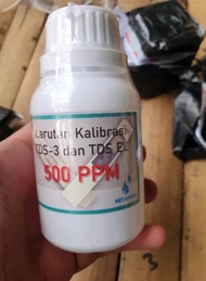 New Larutan Kalibrasi Tds 3 Dan Tds Ec 500 Ppm 75 Mililiter