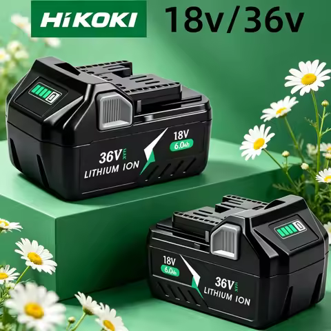 For HiKOKI Hitachi 18V 36V 6.0Ah Multivolt Li-ion Battery BSL36A18 BSL1860 Replacement Rechargeable 