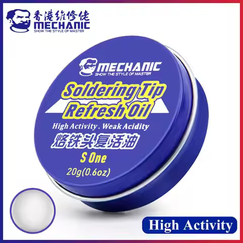 MECHANIC S One Electrical Solder Iron Tip Refresher Clean Paste Soldering Flux Cream for Oxide Tips 