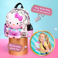 Smiggle - 【0.3kg 超輕護脊】Hello Kitty 6L 護脊書包 26 cm兒童背囊｜白色 | 幼兒書包｜Kids 兒童旅行袋 ｜平行進口