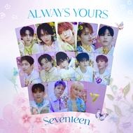 (2 SISI METALLIC ) Seventeen - Always Yours Unofficial Photocard