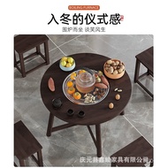 Stove Tea Table Roasting Stove Set Outdoor Grill Winter Stove Table Household Barbecue Grill Charcoal Stove Full Set