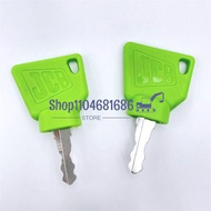 2/5/10 Pcs Green Ignition Start Key Switch Starter Key for JCB 3CX Excavator Most JCB Machine Digger