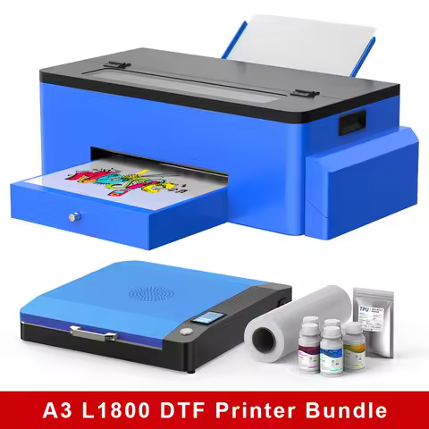 A3 DTF Printer Epson L1800 Printhead Direct To Film DTF Printer With Oven A3 DTF Printer For Clothes