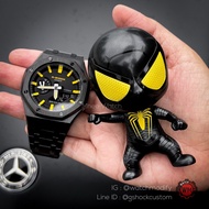 G-Shock AP Style Yellow Black Spider Stainless Steel Strap