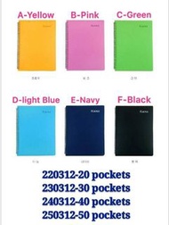 *超正特別設計File! 音樂人必備！**30頁*韓國鐵圈樂譜資料夾30 Pages Pocket folder New Plus File 直接書寫不反光