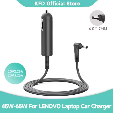 20V2.25A 20V3.25A 4.0*1.7MM For Lenovo Ideapad Laptop Car Charger Air 7000-13/14/15 720S 710S Yoga31