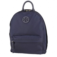 TORY BURCH - 經典LOGO素面尼龍後背包 (深藍)