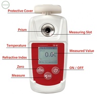 Digital Refractometer 0-93% Measurement Range Automatic Temperature Compensation