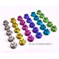 M8 titanium Nut titanium Nut 12th original titanium gr5 gr5
