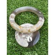 54mm Sakura agate bangle