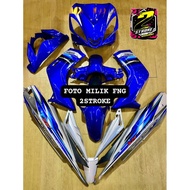 SMOOTH BODY COVER FULLSET YAMAHA JUPITER MX OLD BODY SET JUPITER MX OLD 135 YEAR 2006 COLOR SILVERbi