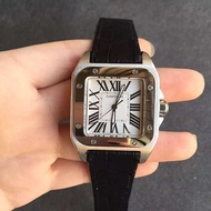 Women's Watch Quartz Cartier Santos Medium Women's Quartz Version, No Need to Worry about Problems i