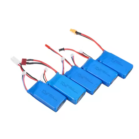 7.4V 1500mAh Lipo Battery For 144001 12428 12423 FT009 RC Boat Car Parts Lipo 2S 7.4 V 1500 mah 9034