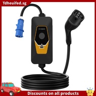 [In Stock]7KW 32A Type 2 EV Portable Charger with Conversion Plug 5 Currents Modes Car Fast Charger 