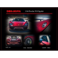 BCP 1: 64 Porsche 918 Spyder High-End Resin Simulation Car Model