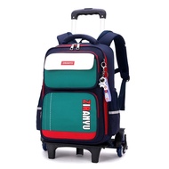 Rolling Backpack For Kids Girls Boy Wheeled Bag Student Backpack Trolley School Bags With Wheels Children Luggage
