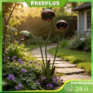 [FREEPLUS] Metal Carnivorous Plant Garden Stake Weatherproof Venus Flytrap Plant Sculpture 25-Inch f