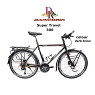 DARKROCK Super travel touring bikes 26inch DEORE T6000 3*10 Speed travel bicycle Reynolds 520 steel Disc Brake painting