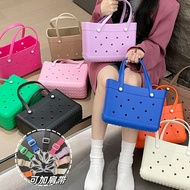 EVA Beach Bag Creative Cartoon DIY Ladies Handbag Travel Portable Shoulder Bag EVA Large Capacity Wa