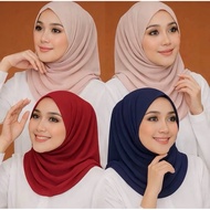 Nova shawl slim fit cotton jersey wanita instant flowy