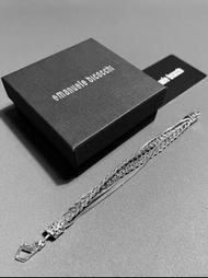 (全新)Emanuele Bicocchi 純銀手鍊 M號