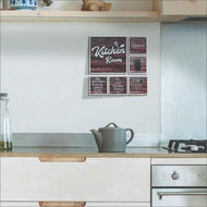 Wall Decoration Wooden Poster Display Walldecor 6 In 1 Kitchen Room Shabby Chic Room Decoration