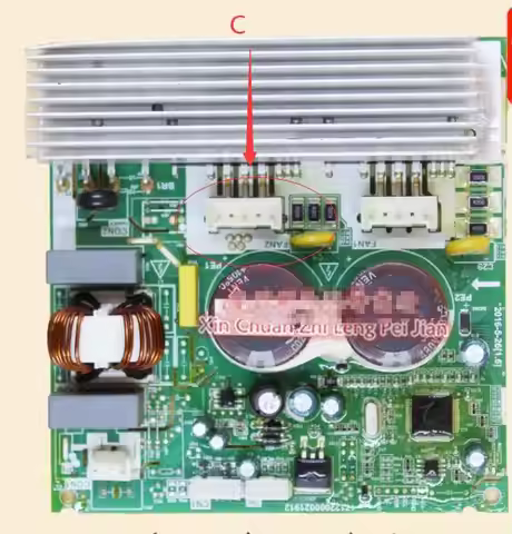 New UniX-Midea air conditioning DC fan motor driver board DCFANT2(MN103DF46XEA-PS219C4).JD.TY.MMK.MP