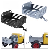 FCX24 Metal Detachable Rear Bucket Carriage Trailer With Hitch For 1/24 RC Craweler FMS FCX-24 POWER