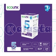 Ecolink Bulb 5w 5w 5watt 5 watt White 6500K