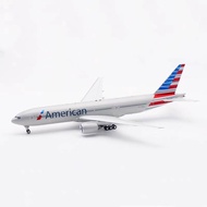 Inflight American Airlines Boeing B777-200 N787AL Finished Alloy Guest Airplane Model 1/200