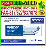 Original Brother Malaysia PC-501 PC501 501 FAX-817 FAX-817S FAX-827 FAX-827S FAX-837MCS Thermal Tran