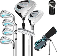 XDriveMax 8 Pieces Complete Mens Golf Club Set Right/Left Hand for Men Women Includes Stand Bag with