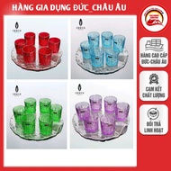 Set of 6 Irris GT8181 300ml crystal glass cups, new model 2026, resistant to breakage, scratches, cr