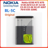 BL5C Original แบตเตอรี่ Nokia BL-5C 6230i N72 N70 5130 2610 C2-01 C2-02 C2-03 C2-06 X2-01 5130 6267 