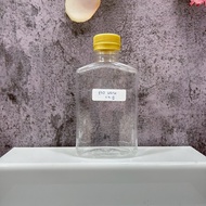 Low Flat Bottle 250 ML Mouth 30 Mm. 50 Pieces/Pack Plastic Water Bottles With Caps