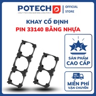 [HIGH QUALITY] Battery base frame 33140 2 cells, 3 cells battery holder 2s 3s, fixed tray for 2 batt