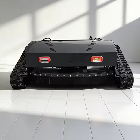 Durable Tracked RC Lawn Mower for Wetland Mud Rough Terrain Garden Farm Grass Cutter Machine CE