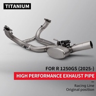 FOR R1250GS 1250GS (2025-) Electronic Valve Titanium Alloy Exhaust System Racing Line Original Posit
