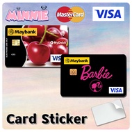 [ Barbie ] For BANK Card Sticker Cover / MASTER Card / VISA Card / CREDIT Card / DEBIT Card