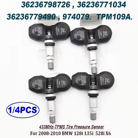 1/4PCS 36236798726 TPMS 433MHz Tire Pressure Monitor Sensor 36236779490 36236771034 TPM109A 974079 F