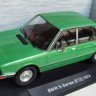 MCG 1/18 BMW 5 Series E12 1974 Car Model Does Not Open Door Steering 518 Packaging with Wrinkles