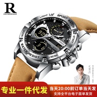 smart watch waterproof smart watch Cross-Border Multi-Function Disc Watch Men Quartz Watch Genuine L