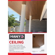 HANYO WPC CEILING PANEL & PVC LAMINATED CEILING STRIP